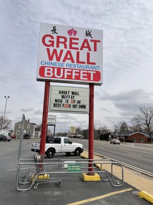 Road sign - Great Wall