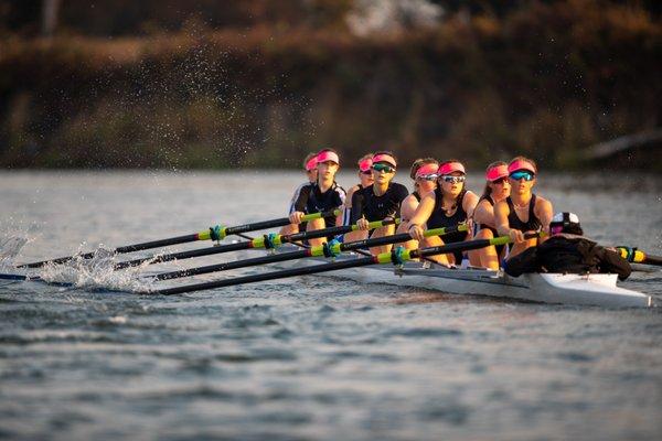 Rowing is for fitness, fun, teamwork, and growth.  It is the best sport for youth, hands down.