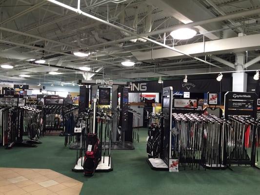 Great selection of clubs too!