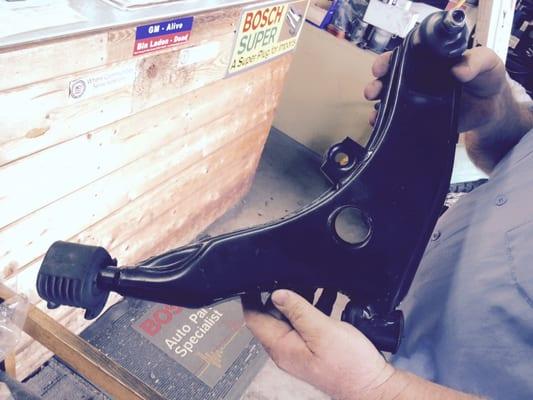 This is the new control arm for my 2000 s40 Volvo! Tom and all the mechanics here at Value Auto are top of the line.