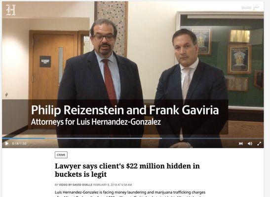 Frank Gaviria in the news