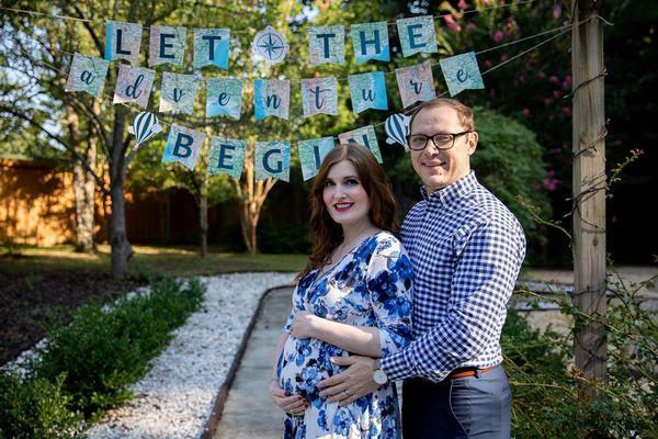 Our baby shower, photographed by Page