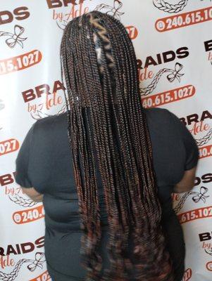 triangle knotless braids