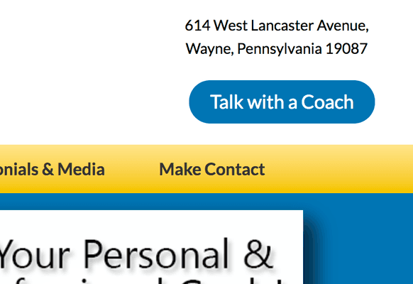 Visit www.TheCenterOfSuccess.com and click on "Talk with a Coach" button to schedule a free consultation.