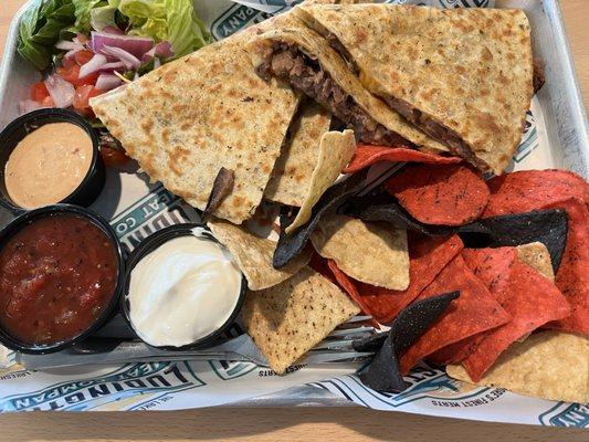 Brisket quesadilla