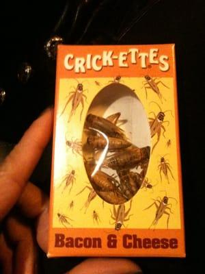 Crickets $1.99 Bacon and cheese