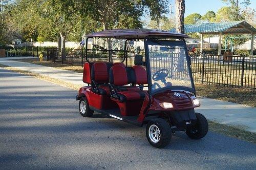 4 Passenger Forward Facing Street Legal Golf Cart w/ Locking Trunk