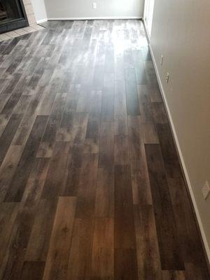 Laminate flooring.