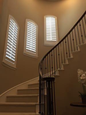 Our arched shutters!