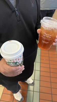 Drinks from Starbucks