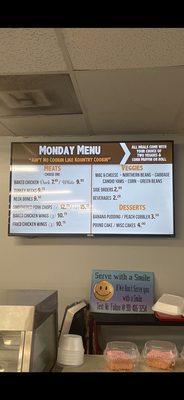 Monday Menu 11-2022