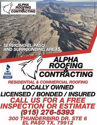 Servicing El Paso and surrounding areas