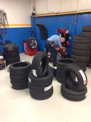 We offer a wide selection of tires to match the best tire with your car and the way you drive it.