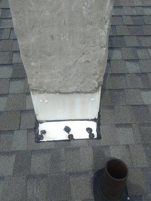 Mortar seal chimney seal..