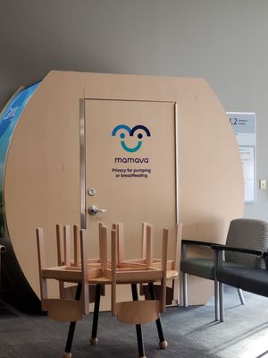 Breastfeeding room in Women's Pavilion