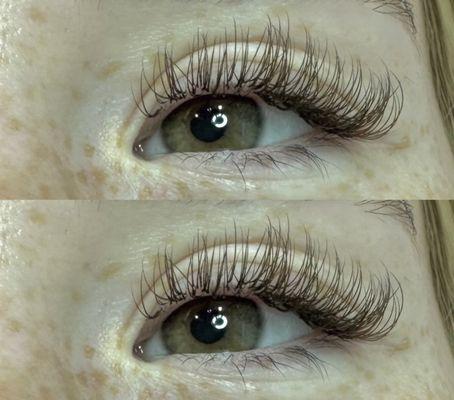 Brown classic lash set