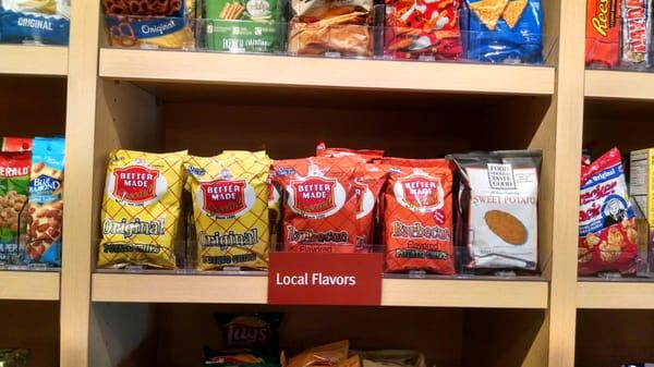 Get a taste of a local flavor, Better Made chips!