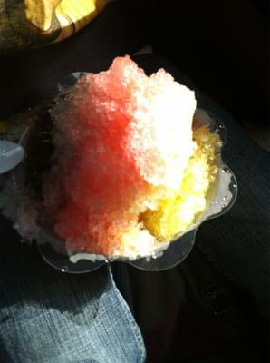 Snow cones in fall lol