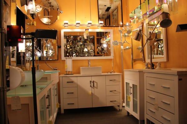 Over 150 Vanities on Display