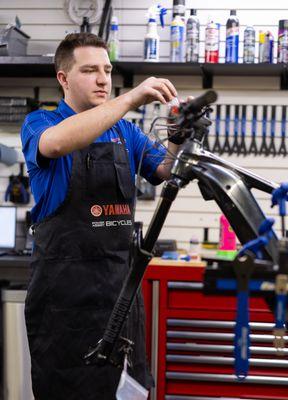 Professionally trained and certified mechanics to keep your bike in top condition...