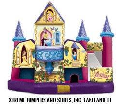 Disney Castle Princess Bounce House Rental in Lakeland FL