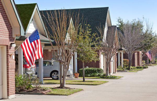 Spacious cottage homes for seniors at Village on the Park Steeplechase