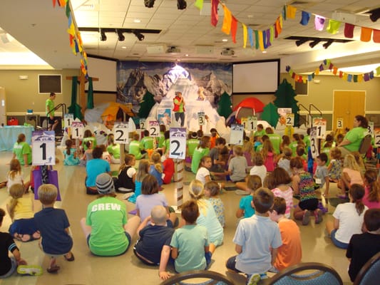 Vacation Bible School in summer has a.m. and p.m. sessions!