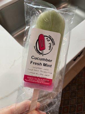 Cucumber Fresh Mint Pop