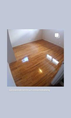 Refinished hardwood floors