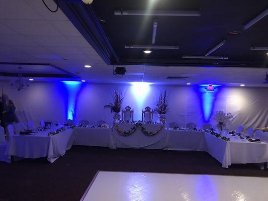 Venue uplighting