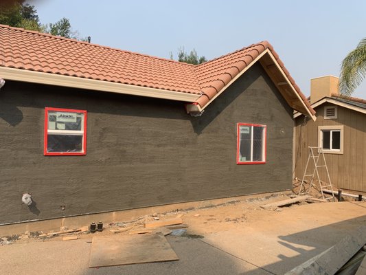 Concrete tile roof on ADU project