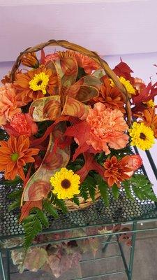 fall baskets starting at $25