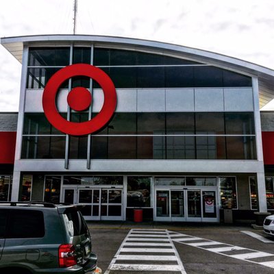 The grand new Target entrance lobby!