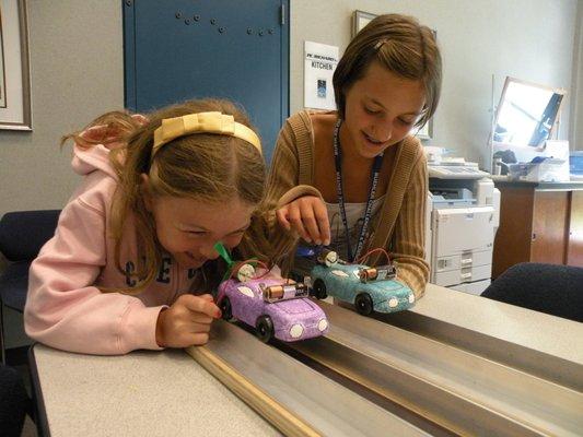 Experimenting with magnetic levitation cars