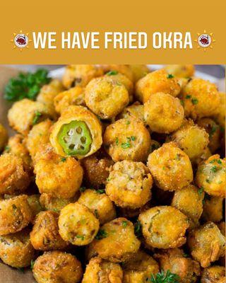 We added fried okra to the menu!!!!