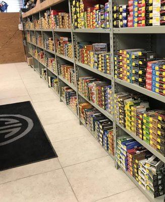 Ammunition in stock for most popular calibers