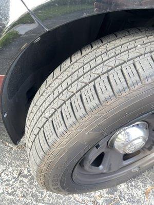 Clearly don't need new tires...