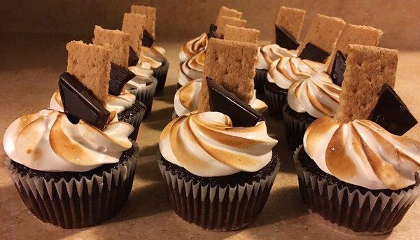 S'mores cupcakes