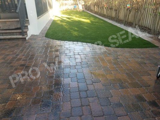 Paver & turf installation