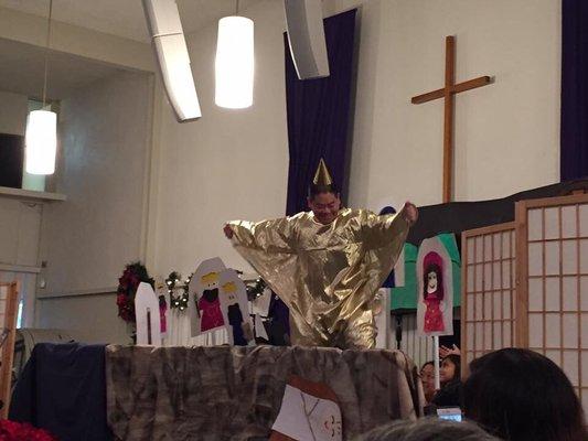 The "star" of our Christmas play!