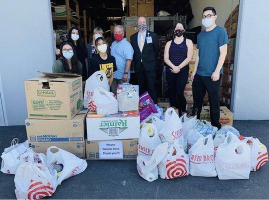 Charles Lamb from Kaiser Permanente Environmental Service Teams stopped by today and gave us a HUGE donation! Thank you, we are so grateful!