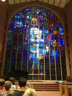 Alice Millar Chapel - Stained glass above the altar