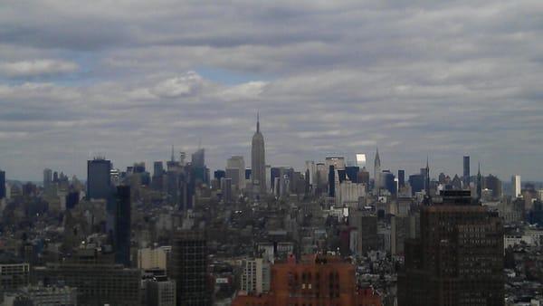 The view from the 40th floor, facing South.