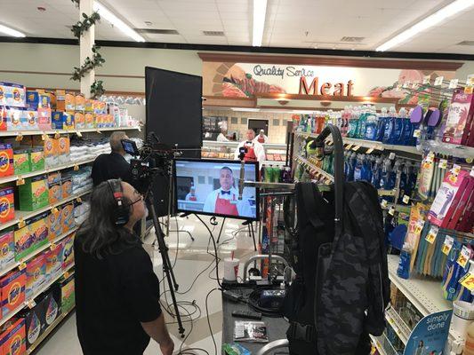 On location for Stater Bros. Markets