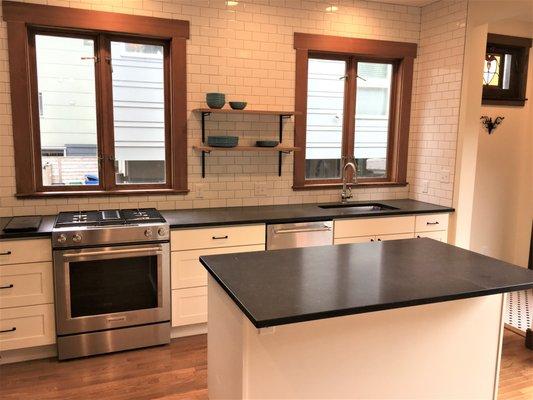 Seattle kitchen remodel.
 Installation with Yellow Moon Construction