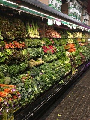 Nice looking produce section!