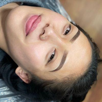 Ombre Powder brows by Allie Yamaguchi