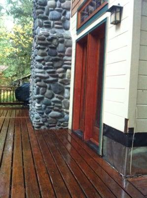 Stain deck