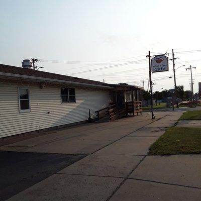 Front of restaurant