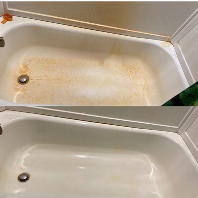 Hard water stains